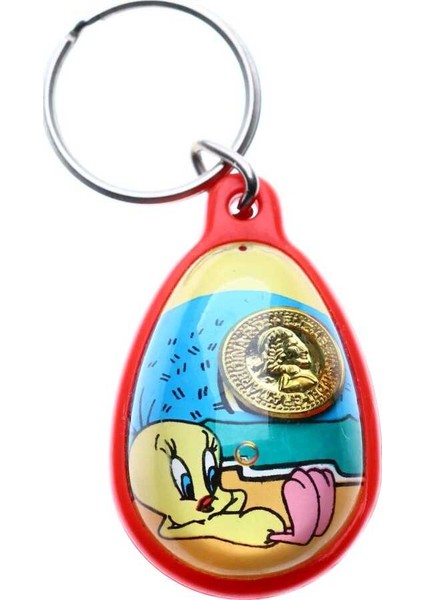 Tweety Maskotlu Eski Anahtarlık AKS575