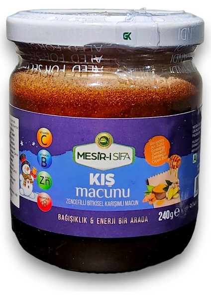 Mesir-i Şifa Mesiri Şifa Zencefilli Bitkisel Karışımlı Kış Macun 240 gr