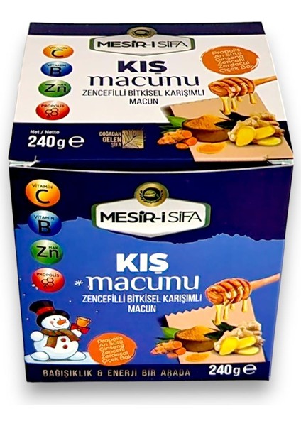 Mesir-i Şifa Mesiri Şifa Zencefilli Bitkisel Karışımlı Kış Macun 240 gr