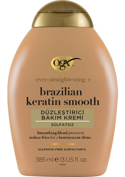 Brazilian Keratin Smooth Sülfatsız Bakım Kremi 385 ml