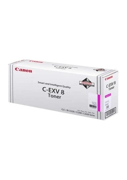 Renklim Canon C-EXV8M (7627A002) Kırmızı Orjinal Toner - IR-C2620 / IR-C3200