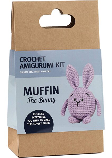 Tığ Işi Mini Amigurumi Yapım Kiti (Muffin The Bunny)