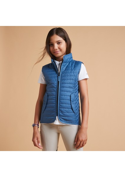 Fouganza Çocuk Şişme Binici Yeleği - Turkuaz - 100