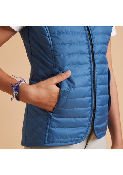 Fouganza Çocuk Şişme Binici Yeleği - Turkuaz - 100 fırsatları