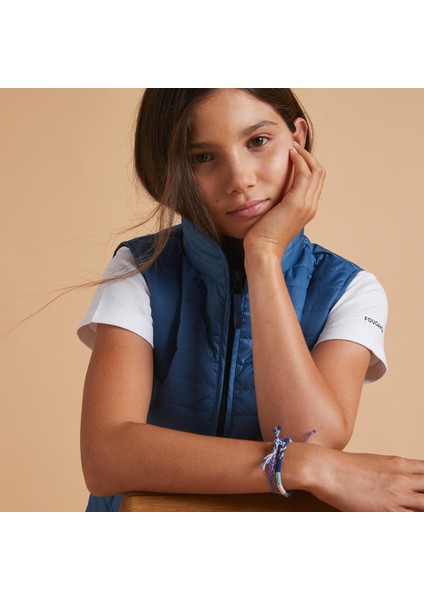 Fouganza Çocuk Şişme Binici Yeleği - Turkuaz - 100 indirimleri