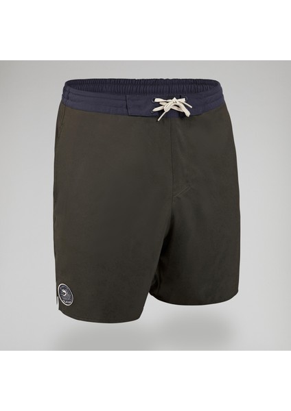 Olaian Erkek Uzun Deniz Şortu/Boardshort - Haki - LONG 100