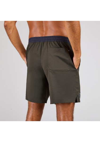 Olaian Erkek Uzun Deniz Şortu/Boardshort - Haki - LONG 100 indirimleri