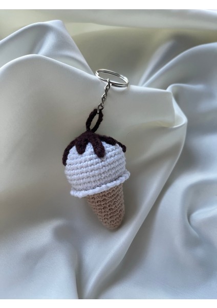 Amigurumi Dondurma Anahtarlık