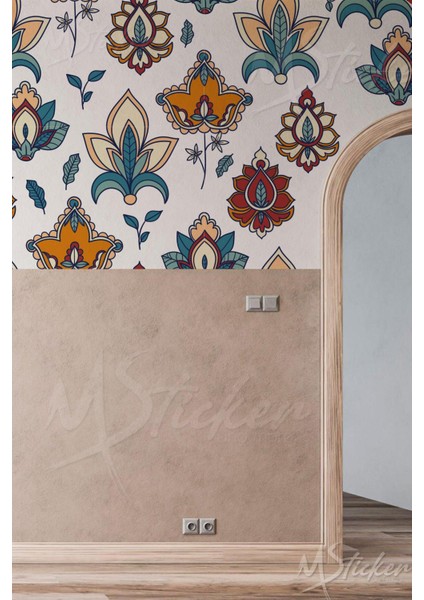 Şal Densenli Özel Tasarım Salon Oturma Odası Cam Duvar Sticker Seti fiyatları