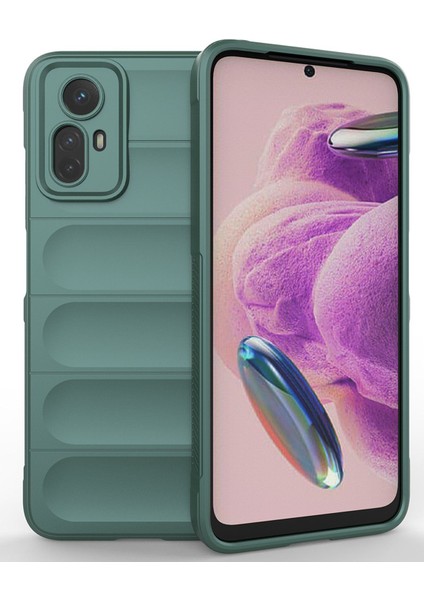 Xiaomi Redmi Note 12S Kılıf Kamera Korumalı Dalgalı Yumuşak Silikon Kapak Iz Leke Yapmaz Içi Kadife