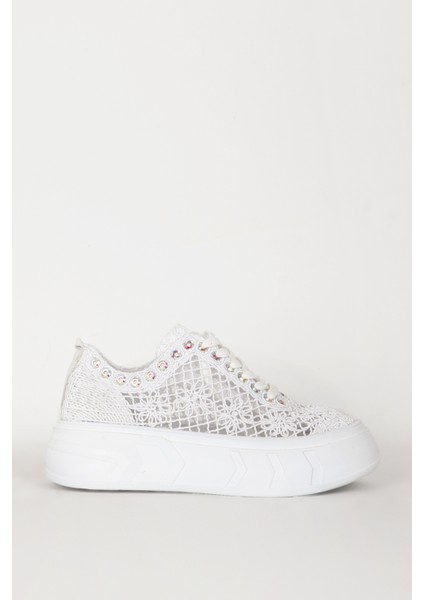 7962 Kadın Transparan Sneaker