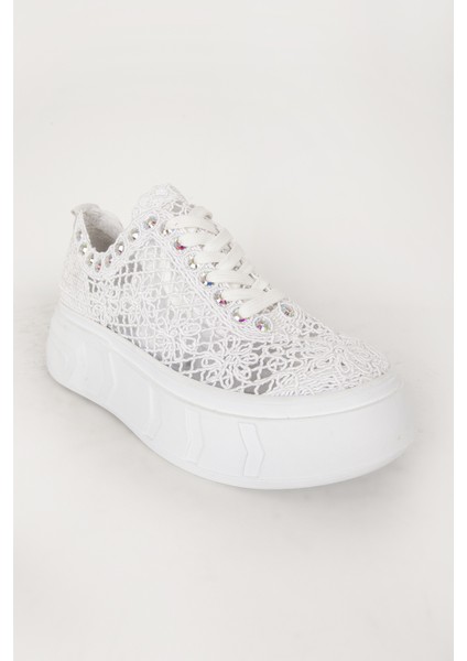 7962 Kadın Transparan Sneaker