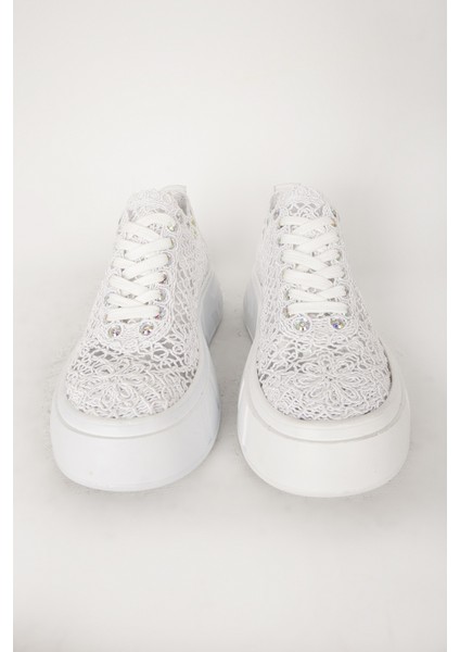 7962 Kadın Transparan Sneaker