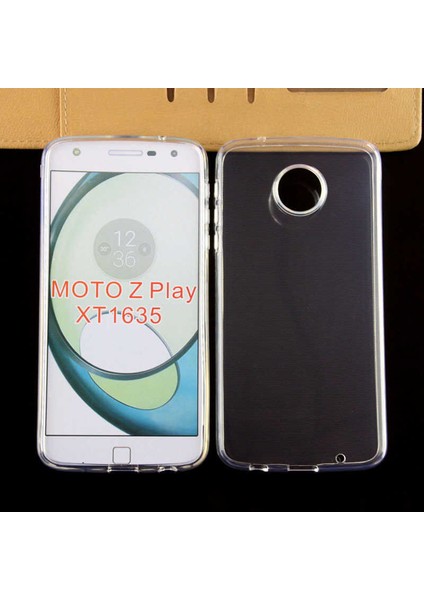 Lenovo Moto Z Play Kılıf Ultra Ince ve Dayanıklı Esnek Tam Uyumlu Şeffaf Kılıf