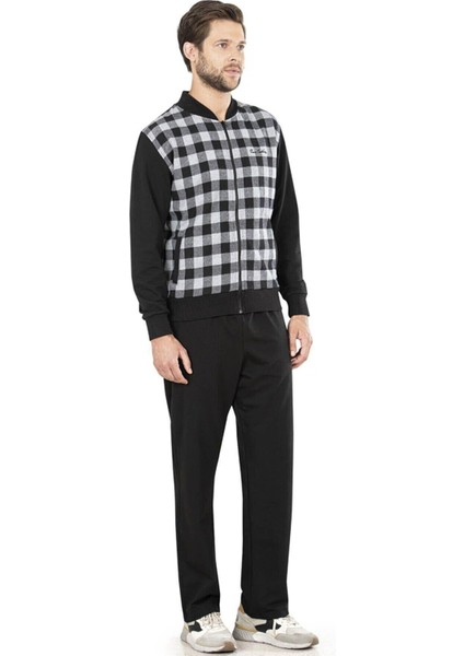 7110 Erkek Fermuarlı Eşofman Takımı