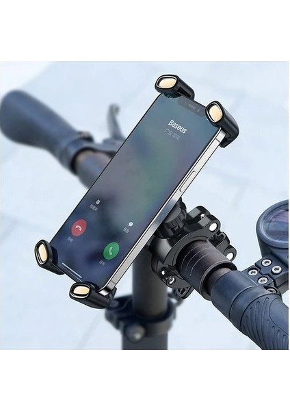 Baseus Quick To Take 360 Derece Dönebilen Bisiklet ve Motosiklet Telefon Tutucu
