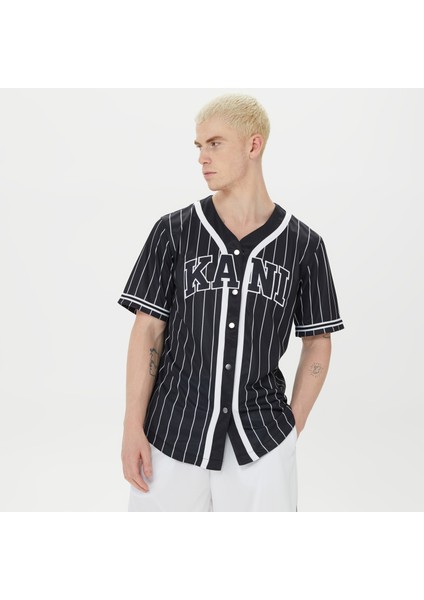 Serif Pinstripe Baseball.1 Gömlek