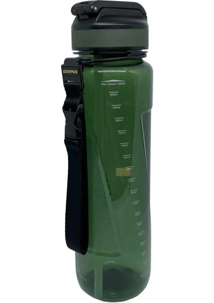 1000ML Pipetli Ölçü Skalalı Şeffaf Gövde Tritan Su Matarası fiyatları