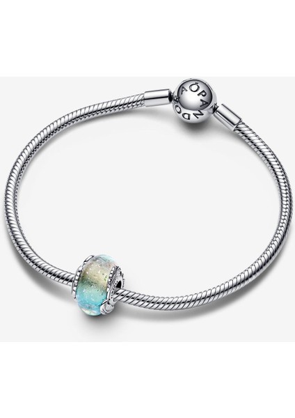 Çok Renkli Murano Camı ve Tüy Charm 792577C00 modelleri