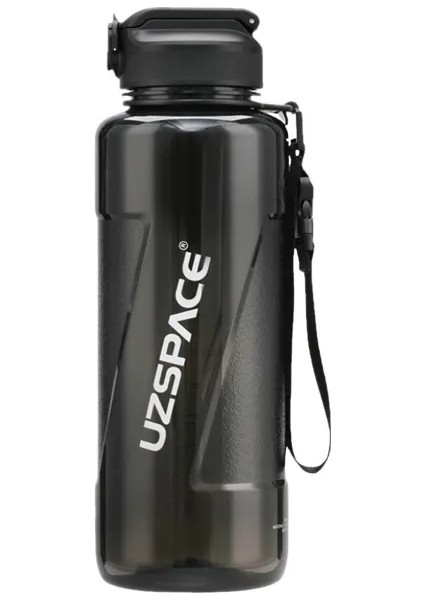 1500ML Pipetli Ölçü Skalalı Şeffaf Gövde Tritan Su Matarası