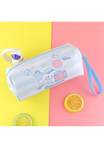 Sevimli Karikatür Sanrio Tek Katmanlı Pu Büyük Kapasiteli Öğrenci Kırtasiye Saklama Büyük Büyük Kulaklı Köpek Kalem Kutusu (Yurt Dışından)