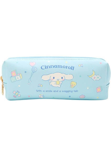 Kulomi Kare Deri Çift Katmanlı Fermuarlı Çocuk Karikatür Öğrenci Ins Tarzı Kalem Saklama Kalem Kutusu (Yurt Dışından)