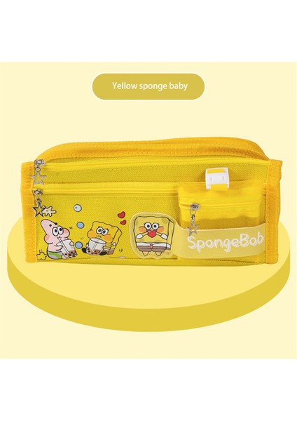 Sanrio Kurome Kızlar Büyük Kapasiteli Tarçın Köpek Melodi Bozuk Para Cüzdanı Ilköğretim Okulu Sevimli Sarı Spongebob Squarepants Kalem Kutusu (Yurt Dışından)