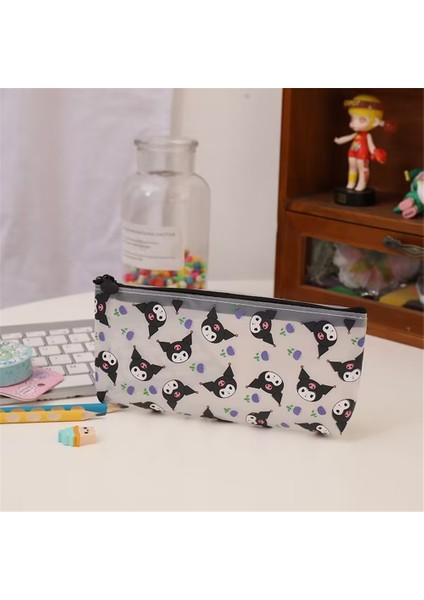 Karikatür Çilek Ayı Melodi Kuromi Tarçın Köpek Büyük Kapasiteli Öğrenci Depolama Kırtasiye Kuromi Kalem Kutusu (Yurt Dışından)