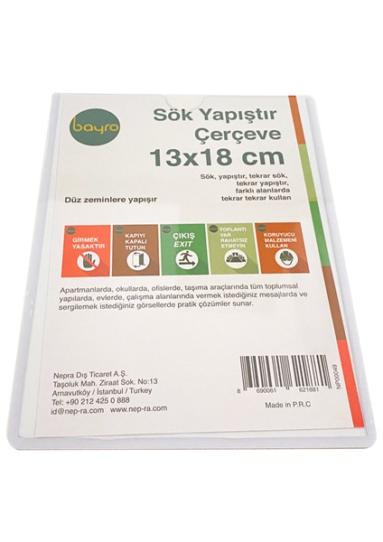 Sök Yapıştır Çerçeve (13X18) (NP00049) Dikey