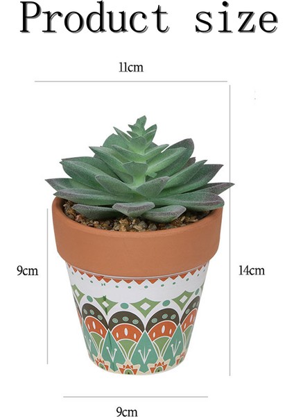 Simüle Edilmiş Etli Yeşil Bitki Saksısı-Kadife Yeşil Yüksek Katlı (Yurt Dışından) fırsatları