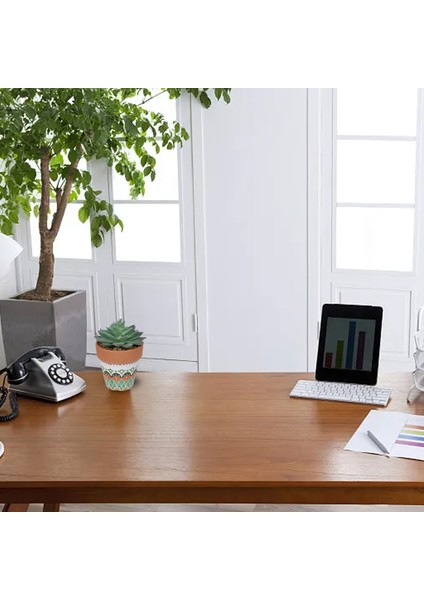 Simüle Edilmiş Etli Yeşil Bitki Saksısı-Kadife Yeşil Yüksek Katlı (Yurt Dışından) indirimleri