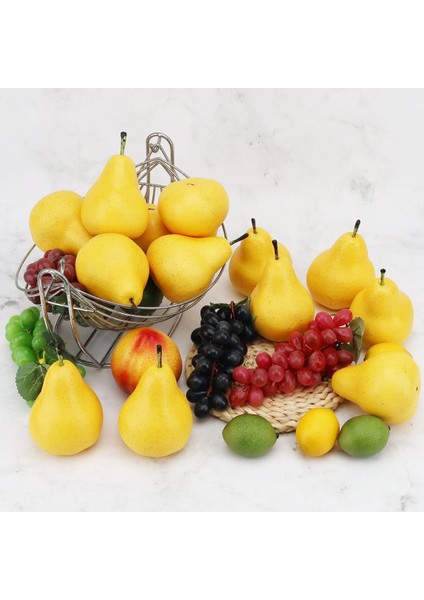 6 Adet Simüle Meyve-90# Köpük Ananas (Yurt Dışından)