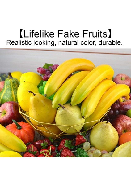 6 Adet Simüle Meyve-90# Köpük Ananas (Yurt Dışından)