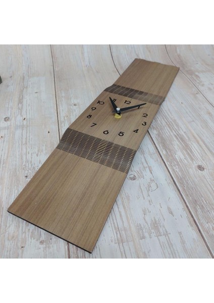 Dekoratif Ahşap Desenli Ofis Masa Saati Dekor Hediye Süs indirimleri