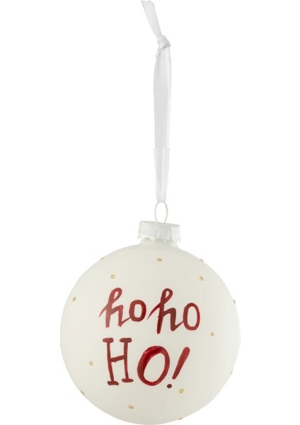 Laromita Decoration Ho Ho Ho Yılbaşı Süsü S / Beyaz