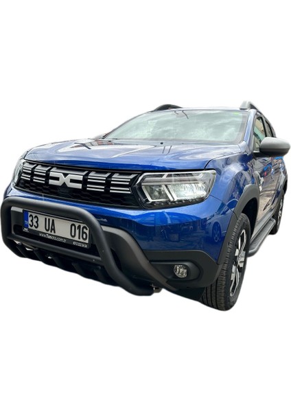 Dacia Duster Siyah Ön ve Arka Tampon Koruma Bar Q60