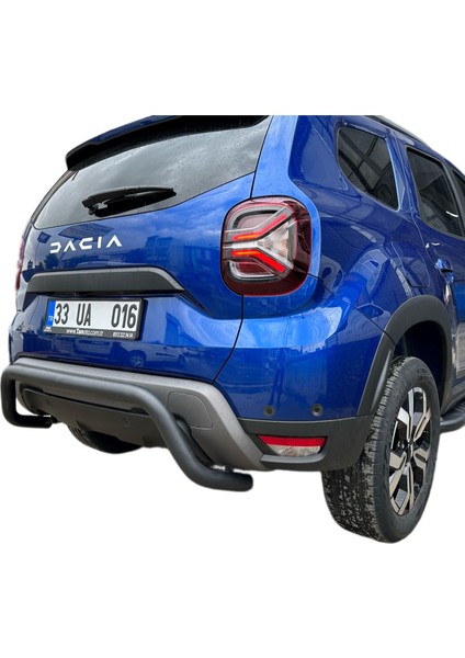 Dacia Duster Siyah Ön ve Arka Tampon Koruma Bar Q60