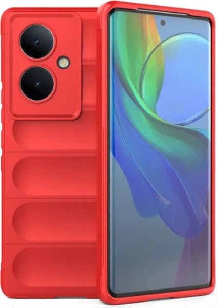 Vivo V29 Lite Kılıf Optimum Silikon Içi Kadife