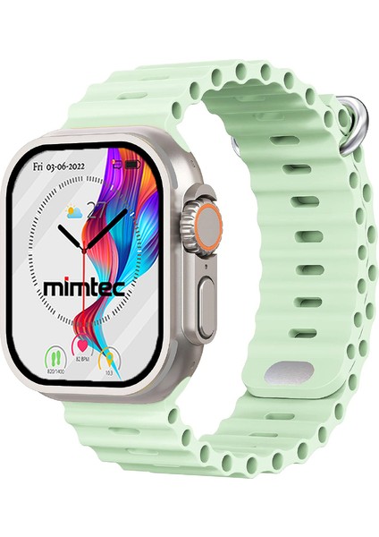 Apple Watch Uyumlu 42MM 44MM 45MM 49MM 1/2/3/4/5/6/se/7/8/9 Ultra Kordon Ocean Loop Kordon