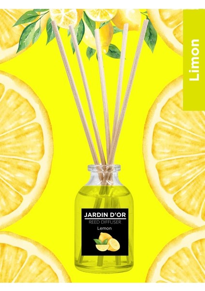 4'lü Çubuklu Oda Kokusu Seti- Avantajlı Paket 50 ml (Kır Çiçekleri-Kardelen-Limon-Sandal Ağacı) Reed Diffuser