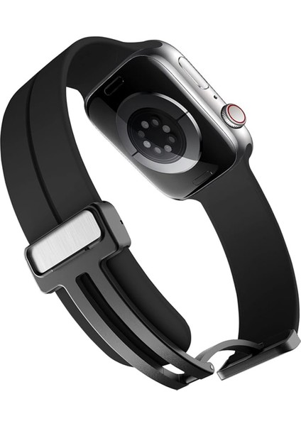 Apple Watch Uyumlu 38MM 40MM 41MM 1/2/3/4/5/6/se/7/8/9 Kordon Mıknatıslı Kordon
