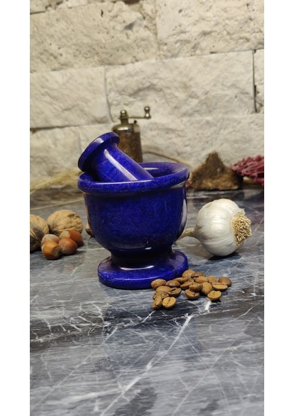 Mermer Renkli Havan Biblo 8X8CM
