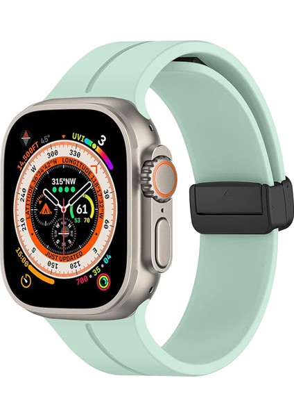 Apple Watch Uyumlu 38MM 40MM 41MM 1/2/3/4/5/6/se/7/8/9 Kordon Mıknatıslı Kordon