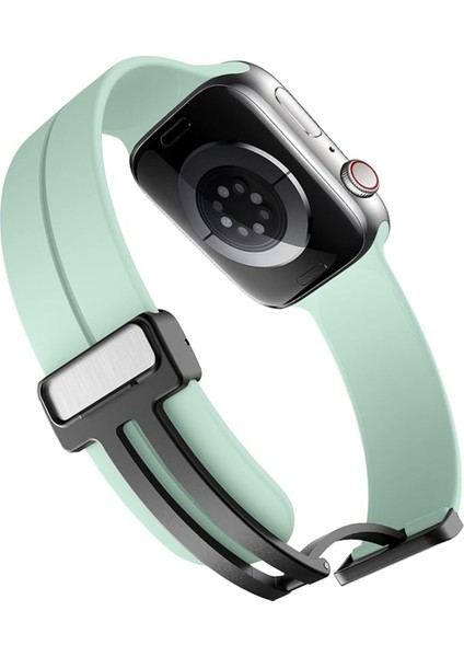 Apple Watch Uyumlu 38MM 40MM 41MM 1/2/3/4/5/6/se/7/8/9 Kordon Mıknatıslı Kordon