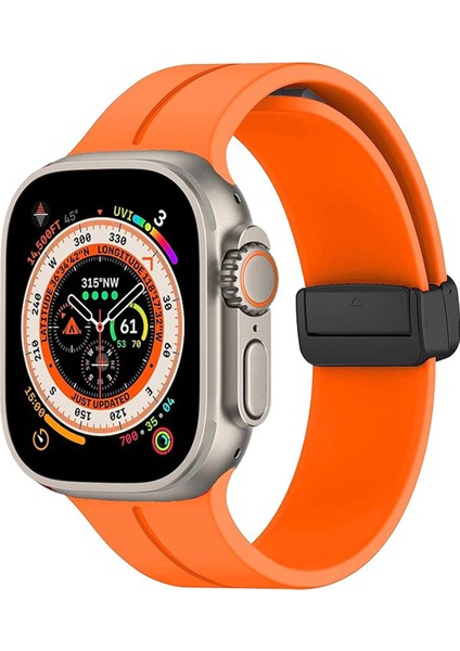 Apple Watch Uyumlu 38MM 40MM 41MM 1/2/3/4/5/6/se/7/8/9 Kordon Mıknatıslı Kordon