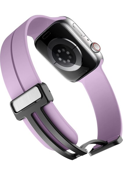 Apple Watch Uyumlu 42MM 44MM 45MM 49MM 1/2/3/4/5/6/se/7/8/9 Ultra 2 Kordon Mıknatıslı Kordon