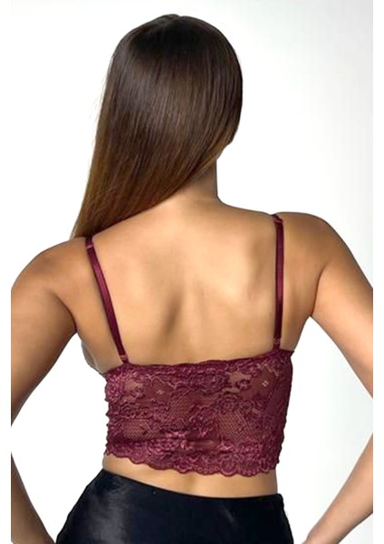 Kadın Dantelli Şık Bralet