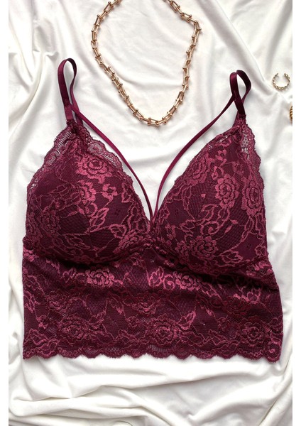 Kadın Dantelli Şık Bralet