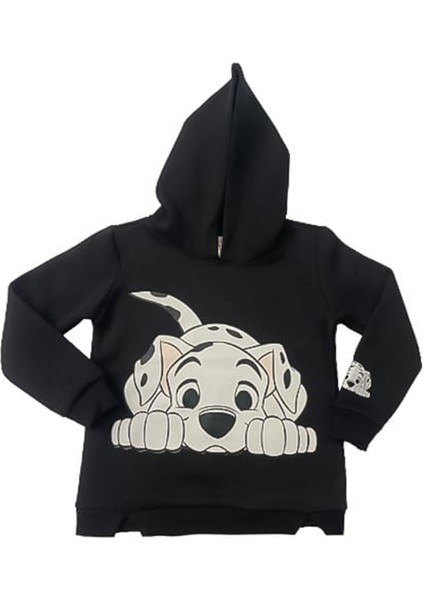 Dalmaçyalı Desenli Kapşonlu Sweatshirt