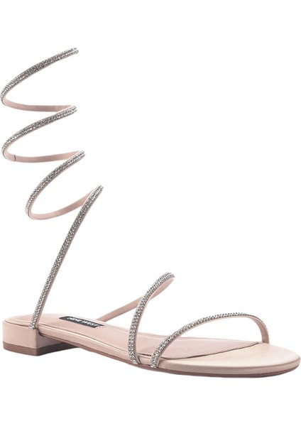 Logan 3fx Bej Kadın Düz Sandalet fiyatları